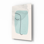 Scandi-line panel bringing calm drama to a contemporary entryway