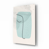 Scandi-line panel bringing calm drama to a contemporary entryway