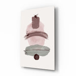 Wabi-sabi panel bringing calm drama to a contemporary living space