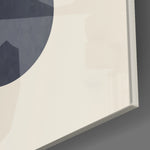 Abstract Shapes Glass Wall Art.