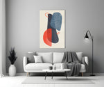 Mid-Century Forms panel adding editorial mood to an office