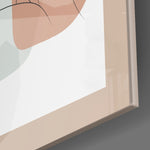 Couple Line panel catching window light to reveal its tactile flow