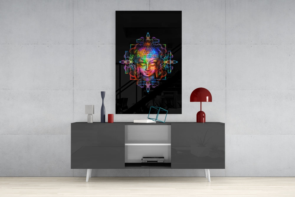 Buddha Glass Wall Art.