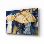 Classical-watercolor panel bringing nostalgic drama to a contemporary living space