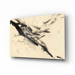 Zen-ink panel bringing calm drama to a contemporary living space
