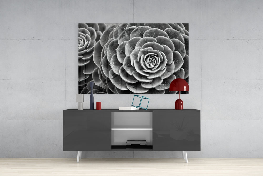 Flower Glass Wall Art.