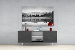 Lake View Glass Wall Art.