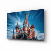 Landmark-photography panel bringing bold drama to a contemporary lounge