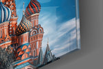Moscow Cathedral panel catching window light to reveal its tactile pattern