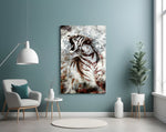 Grunge Tiger panel adding editorial mood to a study