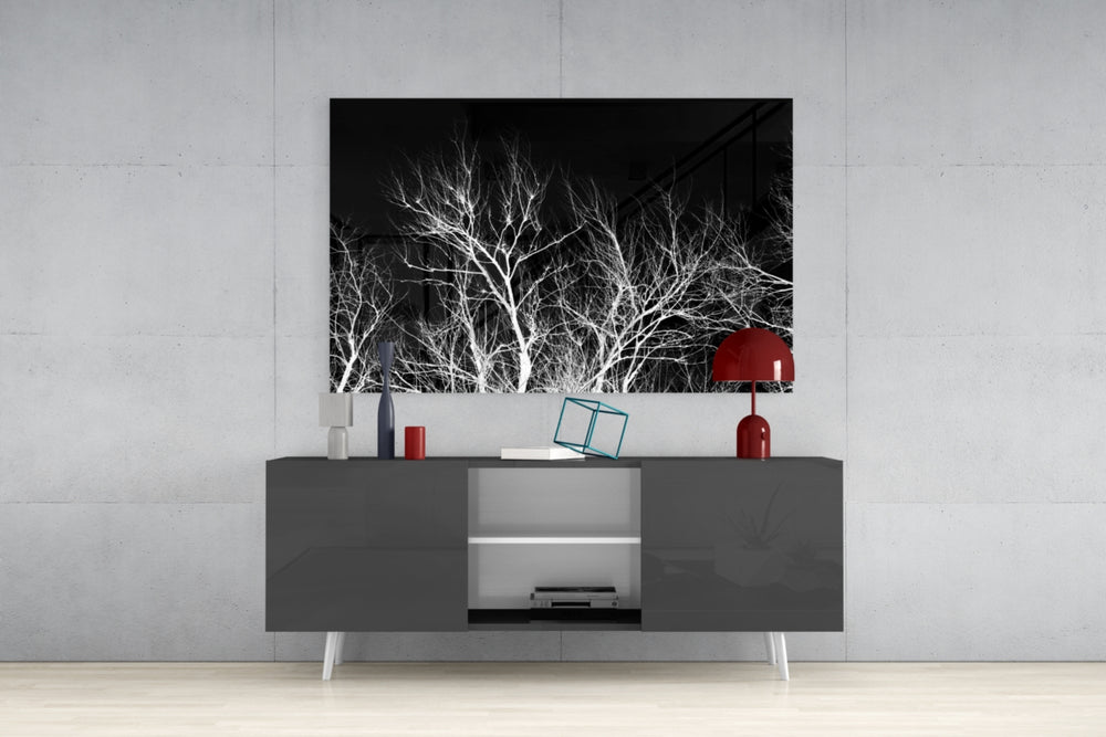 Night of the Tree Glass Wall Art.