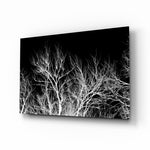 Monochrome-inverted panel bringing moody drama to a contemporary living space