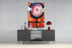 Abstract Glass Wall Art.