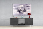 Ships Glass Wall Art.