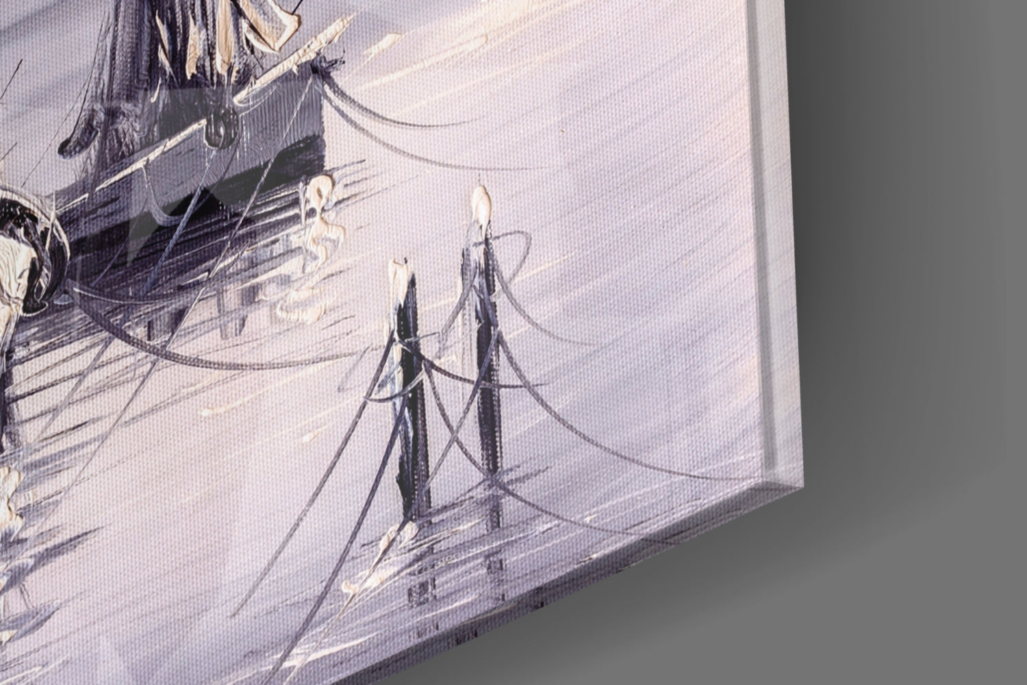 Ships Glass Wall Art.