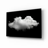 Monochrome-minimal panel bringing serene drama to a contemporary living space