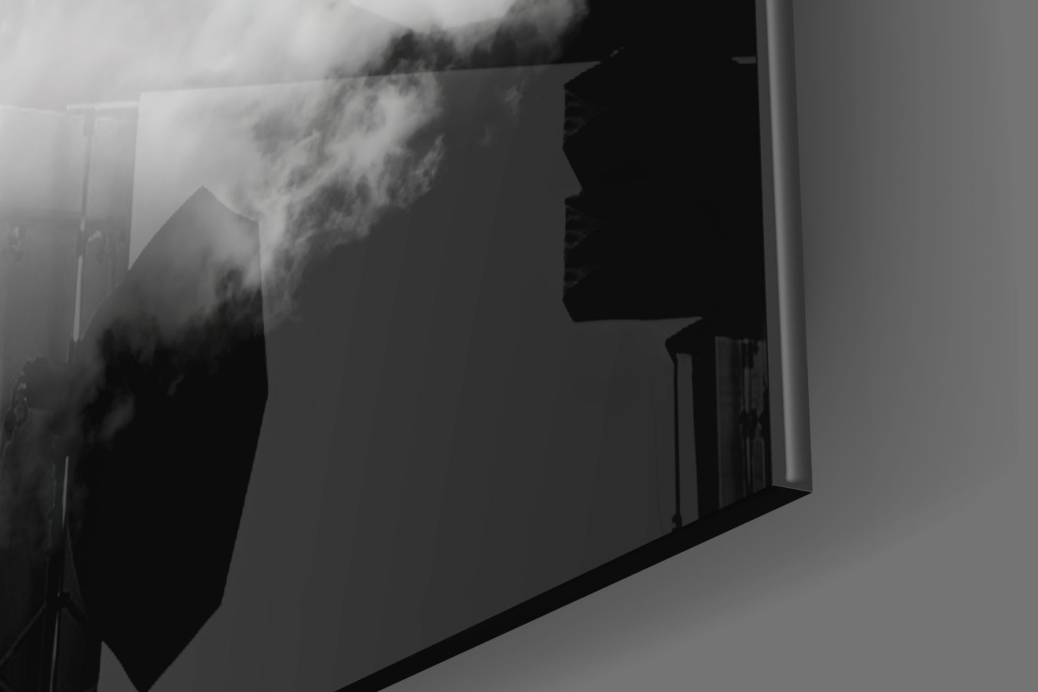 Cloud Glass Wall Art.