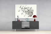 Free Thoughts Glass Wall Art.