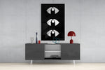 Lips Glass Wall Art.
