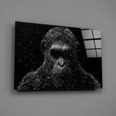 Snow Gorilla close-up showing frost particles dispersing across gorilla face