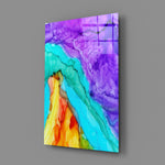 Rainbow Cascade close-up showing magenta-turquoise-orange cellular cascade