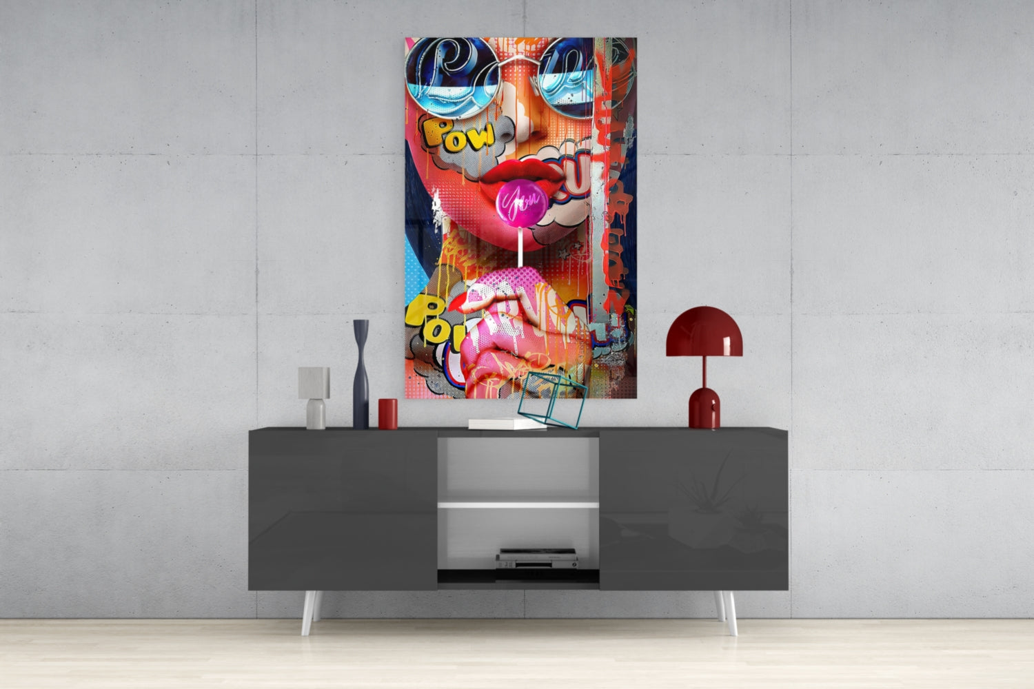 Lollipop Glass Wall Art.