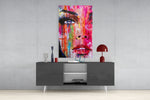 Women's Glass Wall Art.