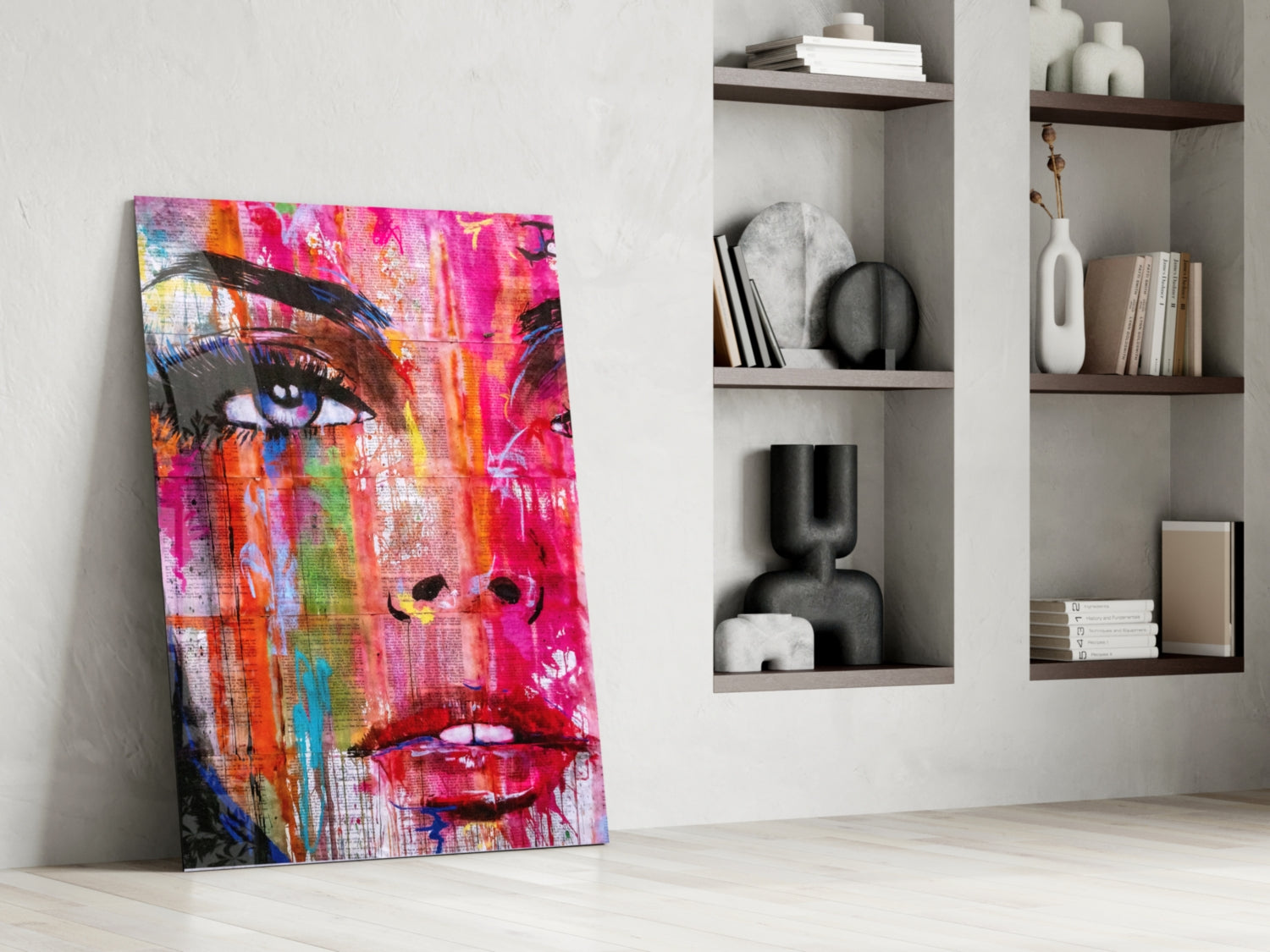 Women's Glass Wall Art.