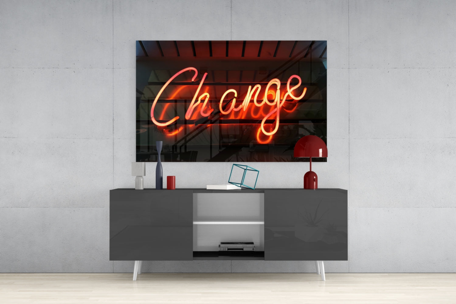 Change Glass Wall Art.