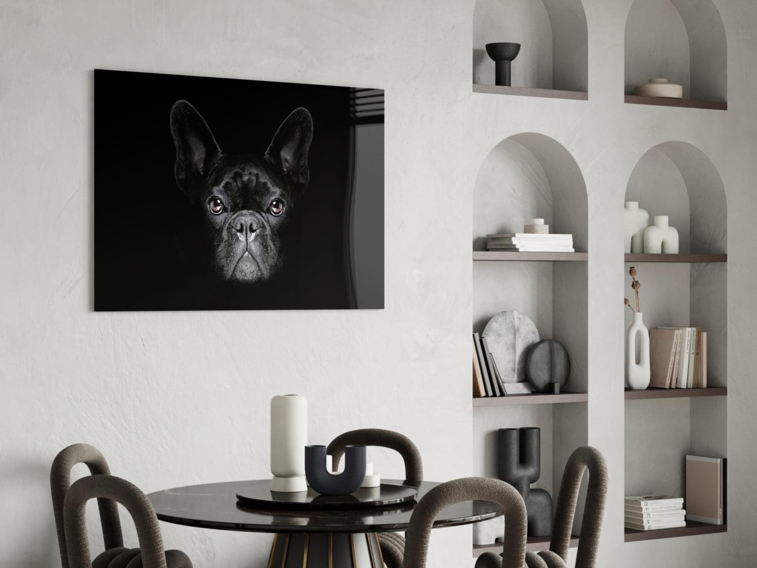 Dog Glass Wall Art.