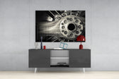 Wheel Glass Wall Art.