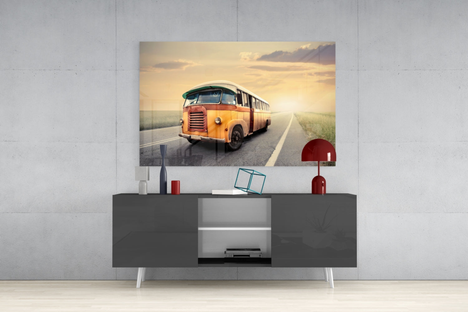 Caravan Glass Wall Art.