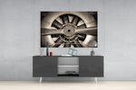 Propeller Glass Wall Art.