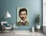 Cartoon Gentleman panel adding editorial mood to a man cave