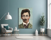 Cartoon Gentleman panel adding editorial mood to a man cave
