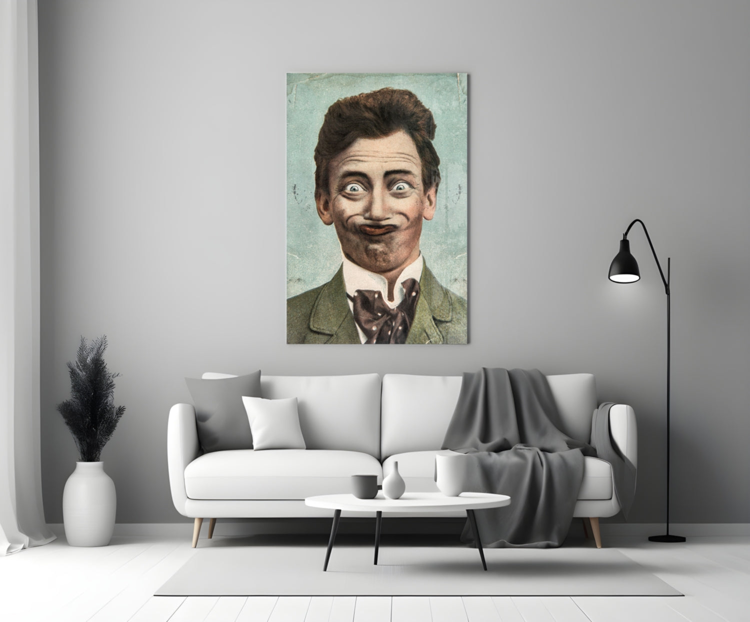 Gentleman Glass Wall Art.