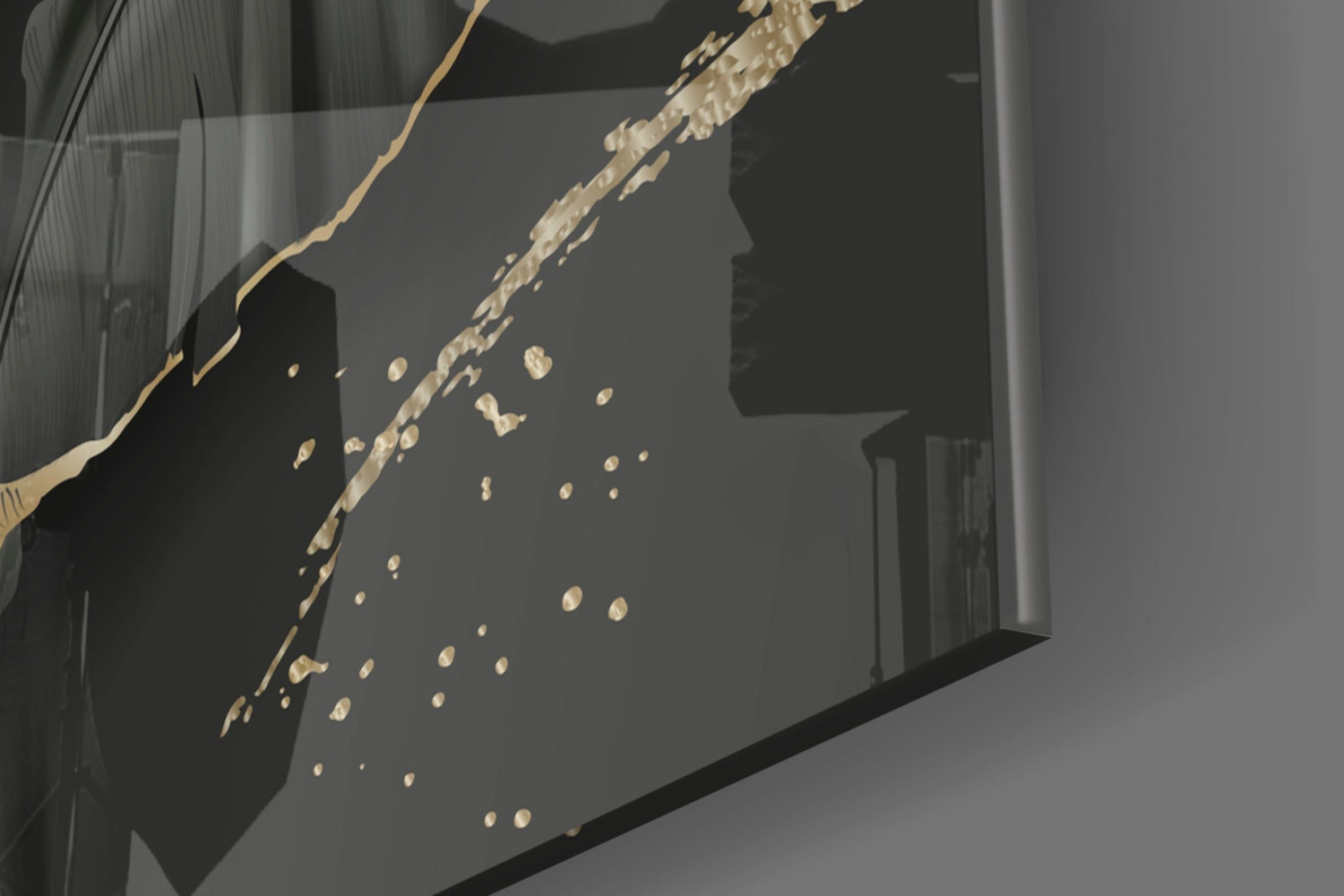 Leaf Glass Wall Art.