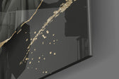 Leaf panel catching low light to reveal its luxe contrast
