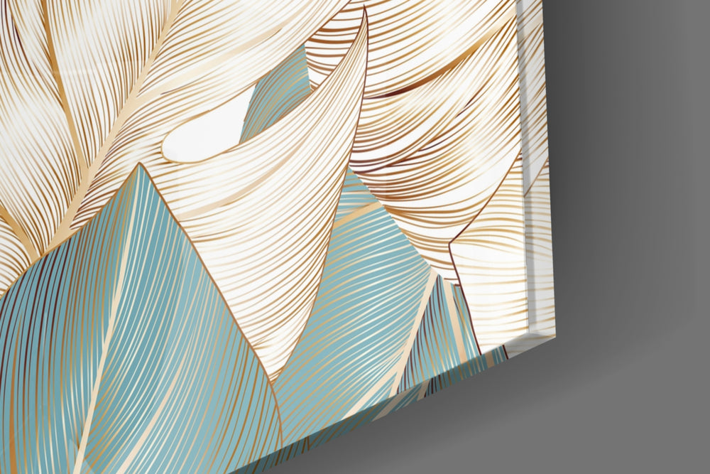 Leaves panel catching window light to reveal its airy softness