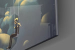 Starry Dream panel catching low light to reveal its luminous warmth