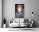 Starry Dream glass wall art styled in a kids room