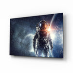 Cinematic-space panel bringing epic drama to a contemporary lounge