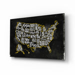 Chalkboard-typography panel bringing scholarly warmth to a contemporary study