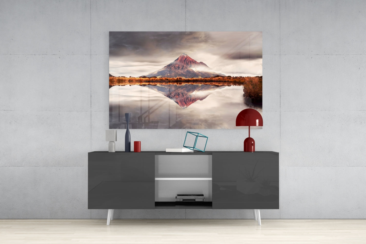 Mountain Glass Wall Art.