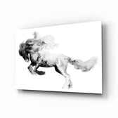 Sumi-classical panel bringing serene flow to a contemporary hallway