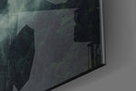 Landscape of Darkness panel catching window light to reveal its tonal calm