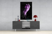 Hand Glass Wall Art.