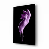Surreal-3D panel bringing bold drama to a contemporary bathroom