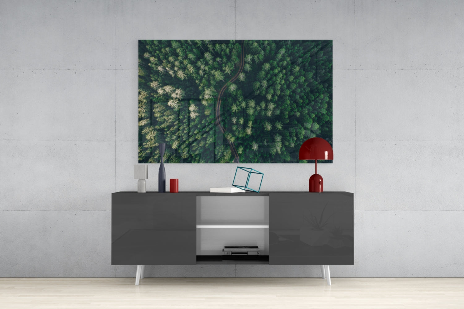 Forest Glass Wall Art.