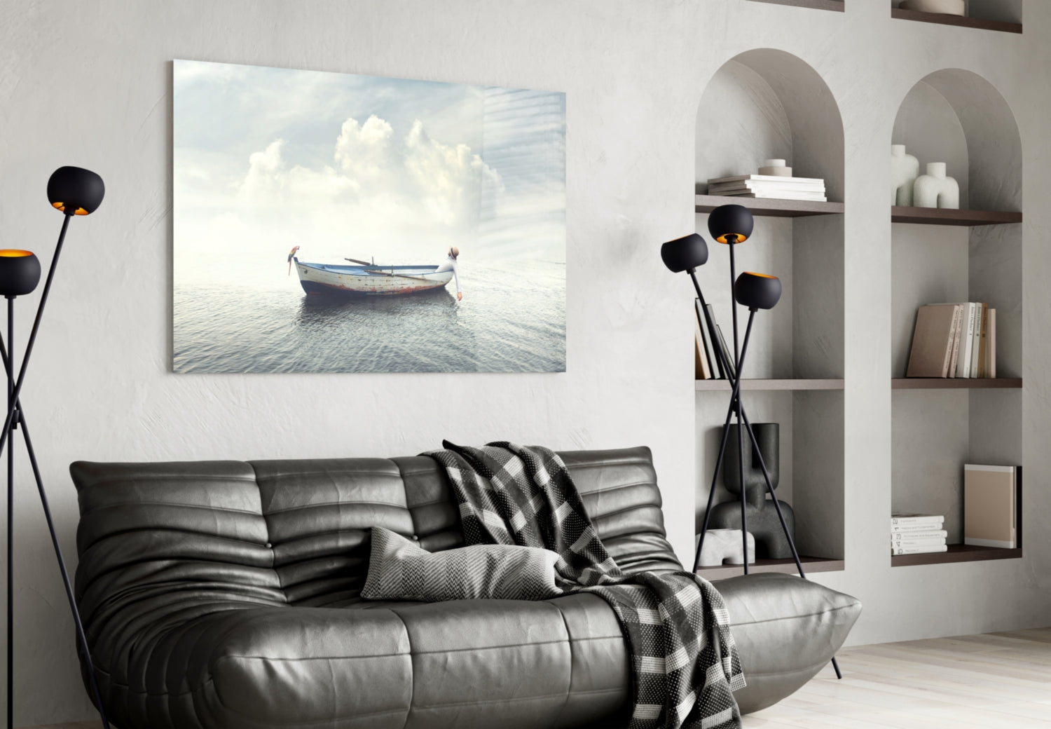 Marine Glass Wall Art.